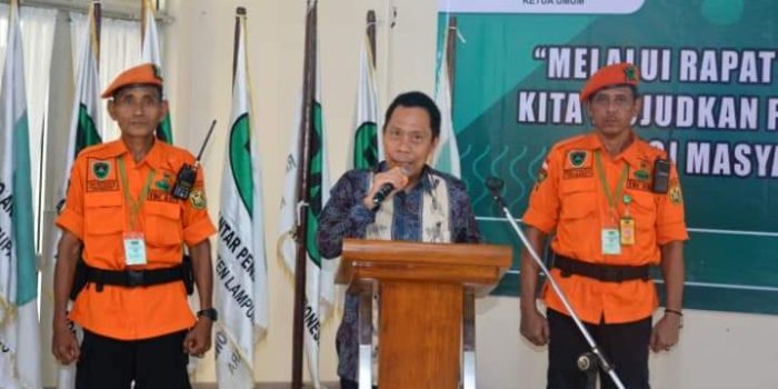 Rapat Kerja Daerah IX RAPI Prov Lampung 2023 Dibuka Staf Ahli Gubernur Intizam