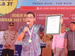 Pemkot Pangkalpinang Pecahkan Rekor Muri, Dirikan 3.500 Butir Telur