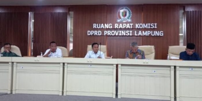 Watoni Noerdin Anggota Komisi 1 DPRD Lampung Tegaskan Peraturan Daerah Nomor 07 Tahun 2017