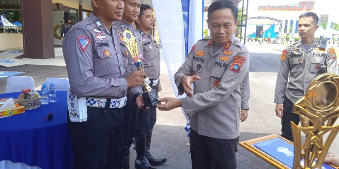 Satlantas Polres Babar dan Bangka Juara Safety Riding