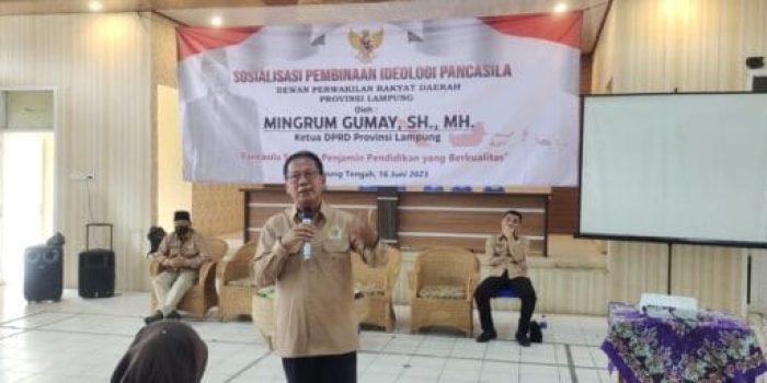 Ketua DPRD Provinsi Lampung Mingrum Gumay Gelar Sosialisasi PIP di SMAN 1 Terbanggi Besar 