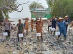 Pemkab Basel Bersama PT. Timah Tanam Mangrove di Desa Tukak Sadai