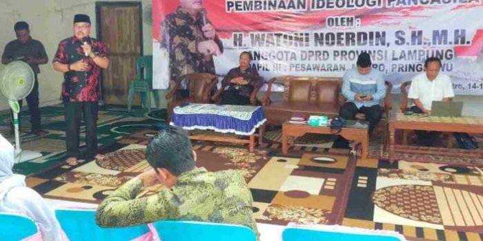 Watoni Noerdin Anggota DPRD Provinsi Lampung Sosialisasi PIP di Metro Selatan