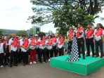 Jalan Santai Meriahkan HUT Ke 13 Korem 045/Gaya