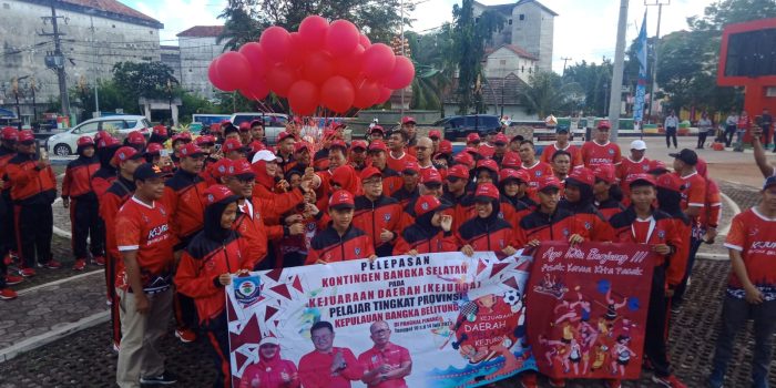 Debby Lepas Kontingen Basel Ikuti Kejurda Tingkat Provinsi