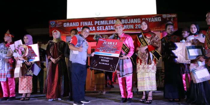 Bujang Dayang Bangka Selatan 2023 Terpilih, Bupati Basel:Tingkatkan Pesona Bangka Selatan