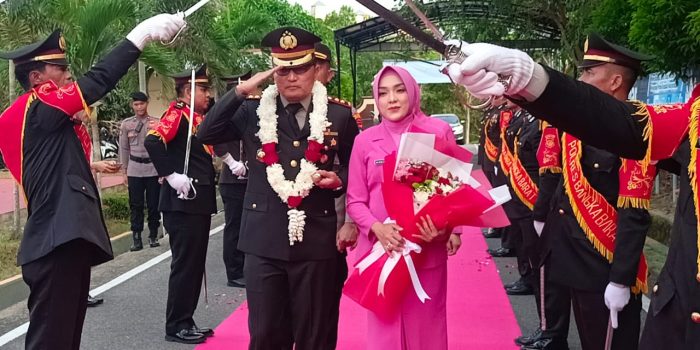 Polres Bangka Barat Gelar Pisah Sambut