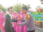 Polres Bangka Barat menggelar pisah sambut Kapolres dari AKBP Catur Prasetiyo SIK kepada AKBP Ade Zamrah SIK