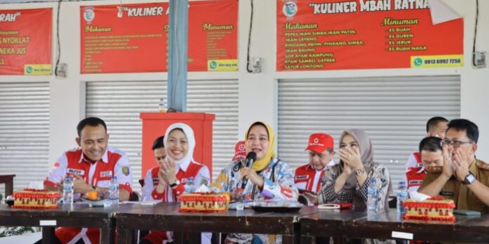 Riana Sari Arinal Ketua PMI Provinsi Lampung Rakoor Persiapan JUMBARA PMR 