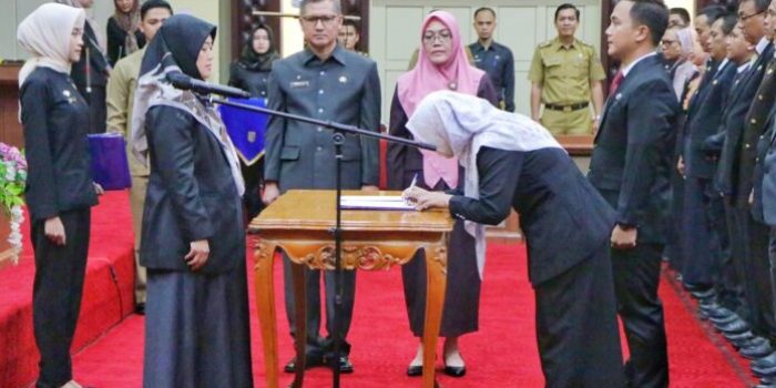 53 Pejabat Fungsional di lingkungan Pemprov Lampung Dilantik Wagub Chusnunia