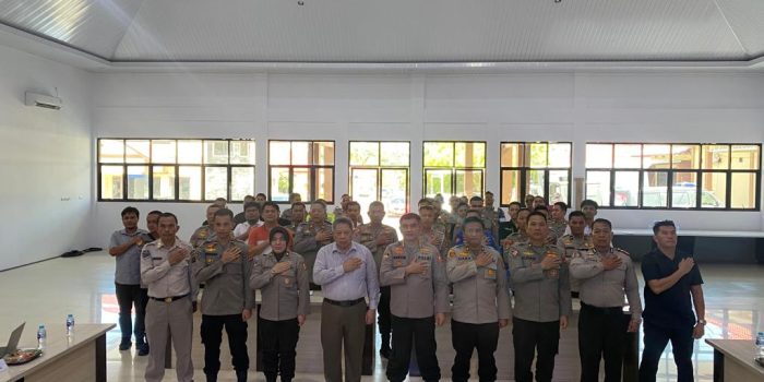 Jelang Pemilu 2024, Puslitbang Polri lakukan Evaluasi Mutu Alat Komunikasi Polres Basel
