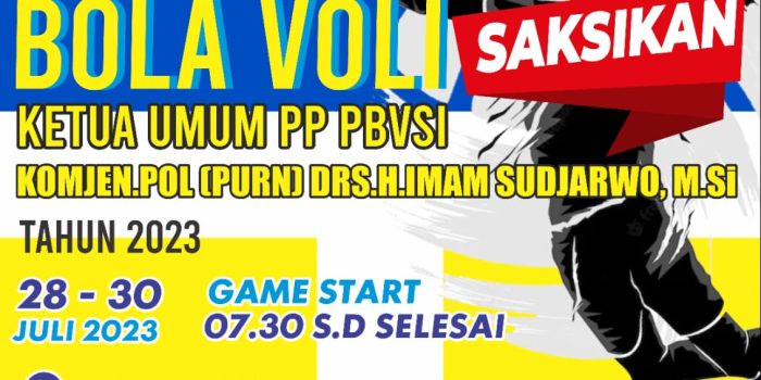 Banyak Doorprize, Ayo Saksikan Turnamen Voli Piala Ketua Umum PBVSI Imam Sudjarwo