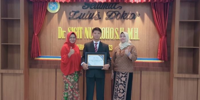 Sigit Nugroho Promosi Ujian Terbuka: FH UBB Tambah Dosen Bergelar Doktor 