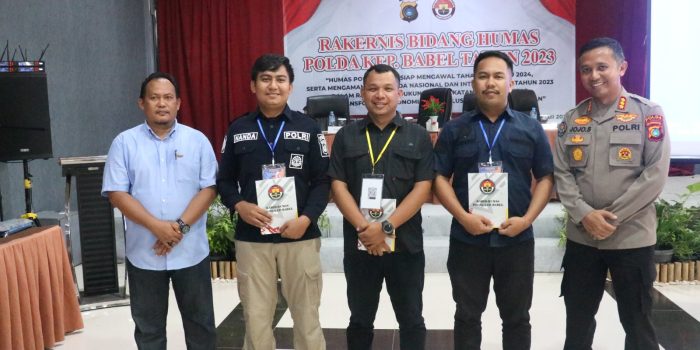 Rakernis Polda Babel, Humas Polres Bangka Barat Raih Juara 1 
