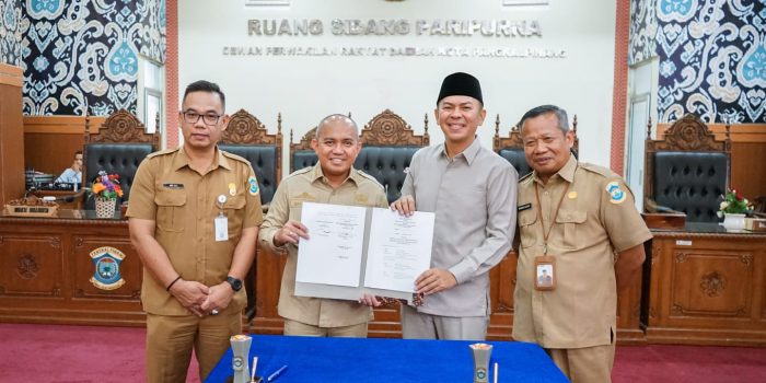 Pemkot Pangkalpinang Bersama DPRD Kota Sepakati KUA-PPAS Tahun Anggaran 2024 