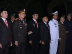 Peringati HUT ke 78 Kemerdekaan RI, Forkopimda Kepulauan Babel Gelar Apel Kehormatan dan Renungan Suci