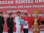Dalam Rangka HUT RI ke- 78, 938 Narapidana dan Anak Binaan se-Kepulauan Babel Terima Remisi Umum