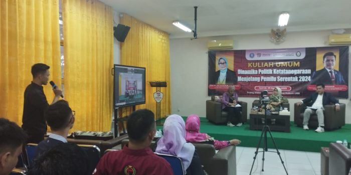 Hadirkan Guru Besar HTN; MH UBB Gelar Kuliah Umum Kepemiluan dan Dinamika Politik Ketatanegaraan