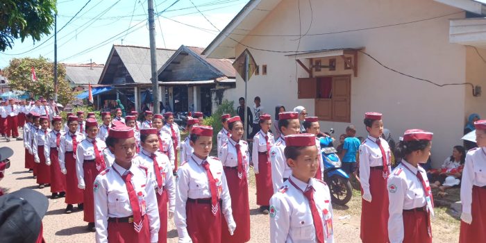 Ratusan Peserta Meriahkan Pawai Baris Berbaris di Bangka Selatan 