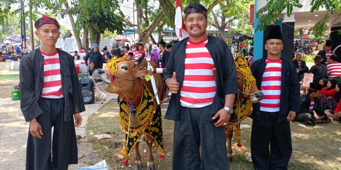 Kesenian Khas Madura Ramaikan Karnaval HUT RI ke 78 di Pangkalpinang