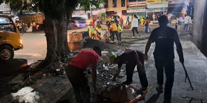 Diluar Prediksi Sampah Pasca Karnaval di Pangkalpinang Capai 20 Ton