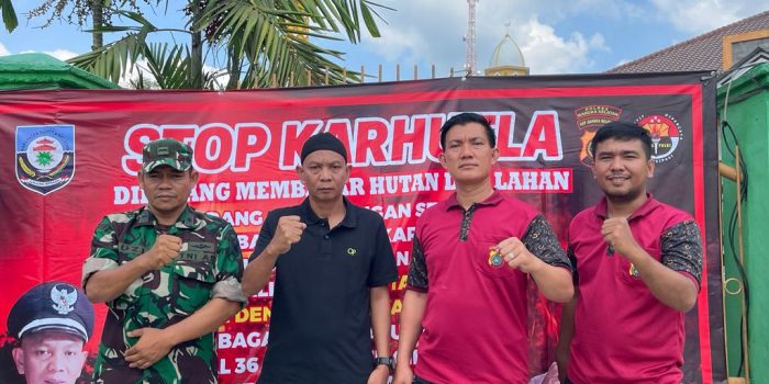 Kapolsek Air Gegas Himbau Masyarakat Cegah Karhutla