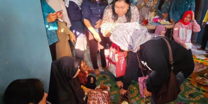 Ketua TP PKK Provinsi Serahkan Bantuan Makanan Tambahan Terhadap Balita Stunting dan Ibu Hamil