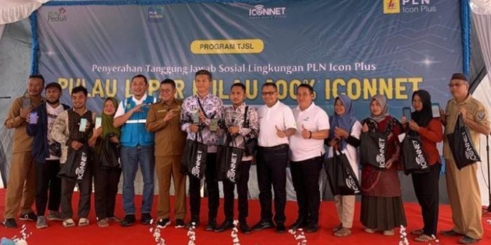 Pemasangan 100 Persen Inconet di Pulau Lepar Diresmikan