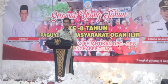 Pemprov Harapkan Masyarakat Ogan Ilir Turut Serta dalam Membangun Kepulauan Babel