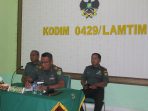Kodim 0429/Lamtim Ikuti Pengarahan Panglima TNI Secara Virtual