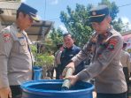 Bantu Warga Yang Terdampak Kekeringan, Polres Basel Salurkan Air Bersih
