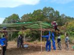 Pembongkaran Tenda – Tenda Di Perairan Tembelok juga Turut di Bongkar Tim Gabungan