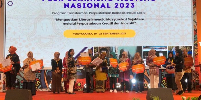 Dispursip Pesawaran Raih Penghargaan Delapan Besar Terbaik PLM Tingkat Nasional