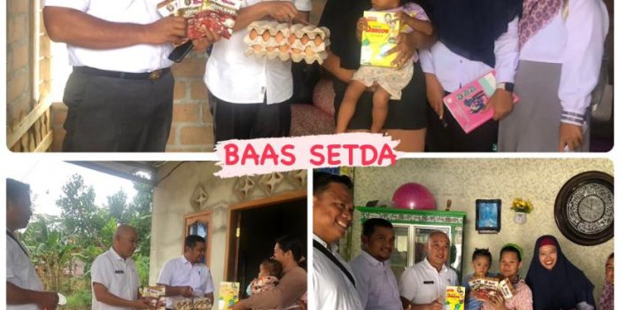 Wujudkan Zero Stunting, Sejumlah Kepala OPD Basel Jadi Bapak Asuh Anak Stunting