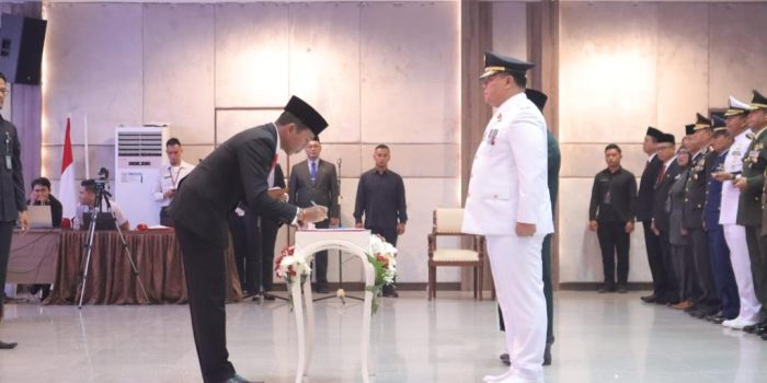 Pj Gubernur Suganda Pimpin Pengucapan Sumpah Jabatan Pj Bupati Bangka