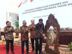 Presiden Jokowi Resmikan Kongres PWI XXV