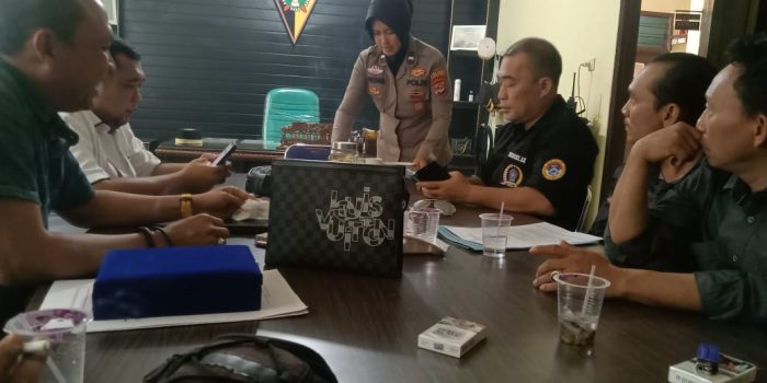 Ketum AWPI Hengki Ahmad Jazuli Menyambangi Mapolres Lamtim