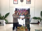 Sebagai Bentuk Solidaritas, Polres Bangka Selatan Beri Surprise ke Kodim 0432/Basel