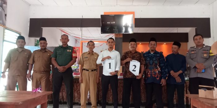 Hadiri Penetapan dan Pengambilan Nomor Urut Calon Kades, Ini Pesan Babinsa Sekampung
