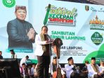 Gubernur Lampung Arinal Djunaidi Hadiei Festival Keceran Tjimande 