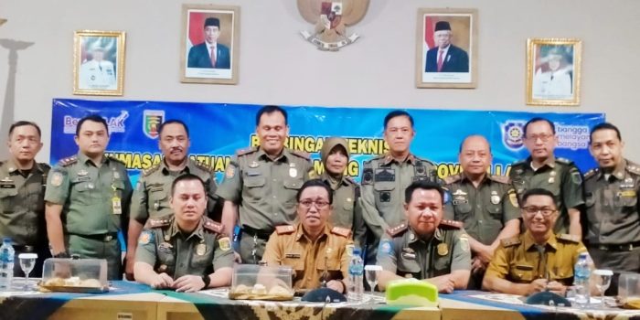 Satpol PP Prov Lampung Melaksanakan Bimtek Kehumasan Tahun 2023