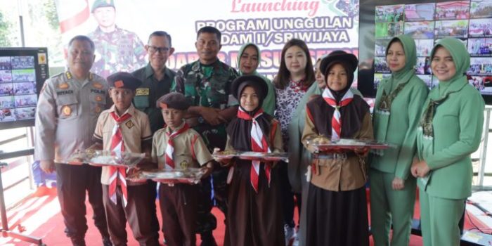 Fahrizal Darminto Menghadiri Launching Program Inggulan Kodam II Sriwijaya