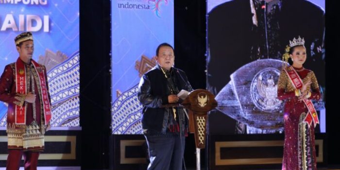 Arinal Djunaidi Membuka Malam Grand Final Muli Mekhanai Lampung 2023 