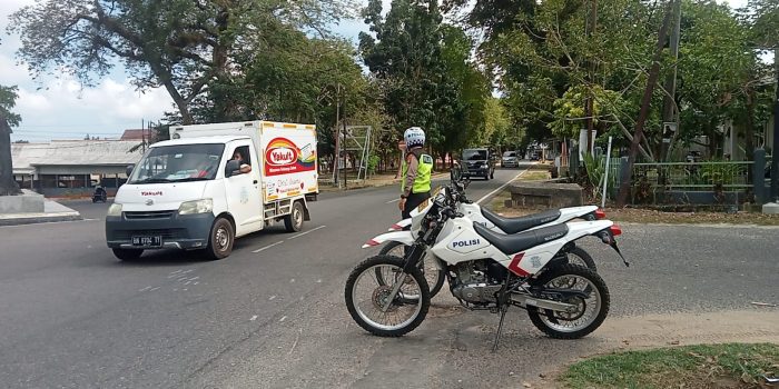 Sat Lantas Polres Bangka Barat Meningkatkan Patroli Lalin untuk Keamanan Jalan Raya