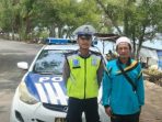 Guna Ciptakan Rasa Aman, Sat Lantas Polres Bangka Barat Gelar Patroli di Tempat Wisata