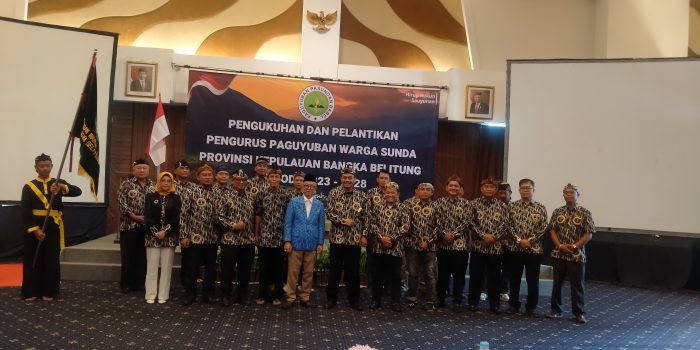 Bupati Bangka Selatan Hadiri Pelantikan Pengurus Paguyuban Pasundan Babel