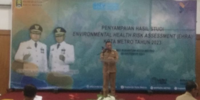 Penyampaian Hasil Studi EHRA 2023 Secara Hybrid Kota Metro Dibuka Qomaru Zaman