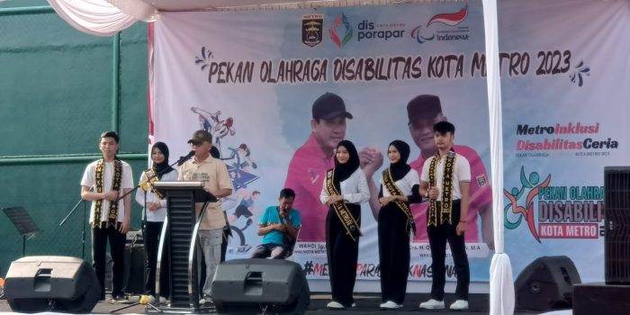 Melalui Disporapar, Pemkot Metro Gelar Pekan Olahraga Disabilitas