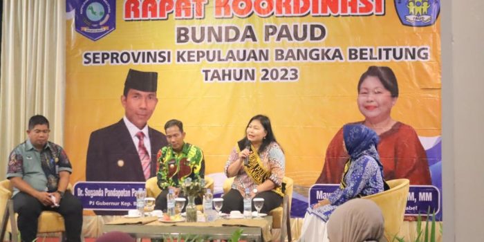 Pemprov Babel Sukses Laksanakan Rakor Bunda PAUD di Pulau Belitung