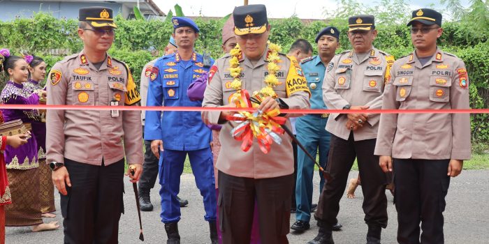 Lawatan Perdana Ke Jajaran, Kapolda Babel Kunjungi Polsek Belinyu